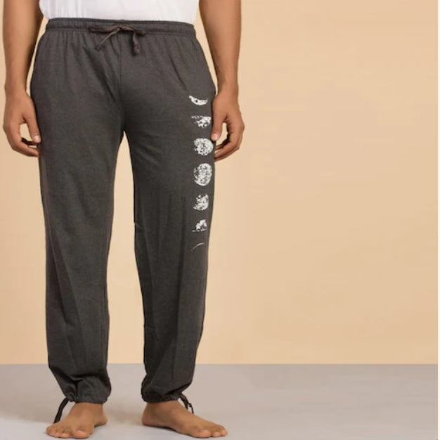 Unisex Moon Printed Track Pants