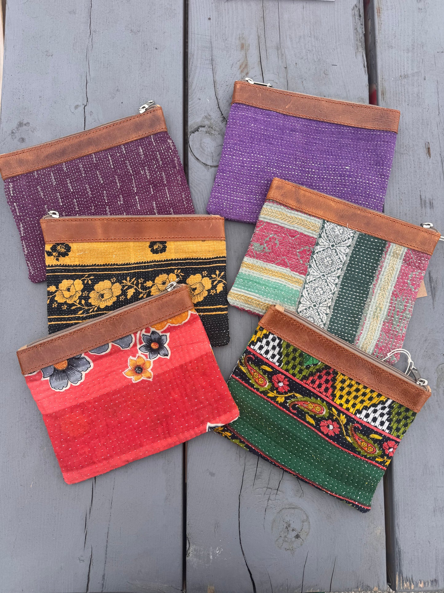 Kantha Purse