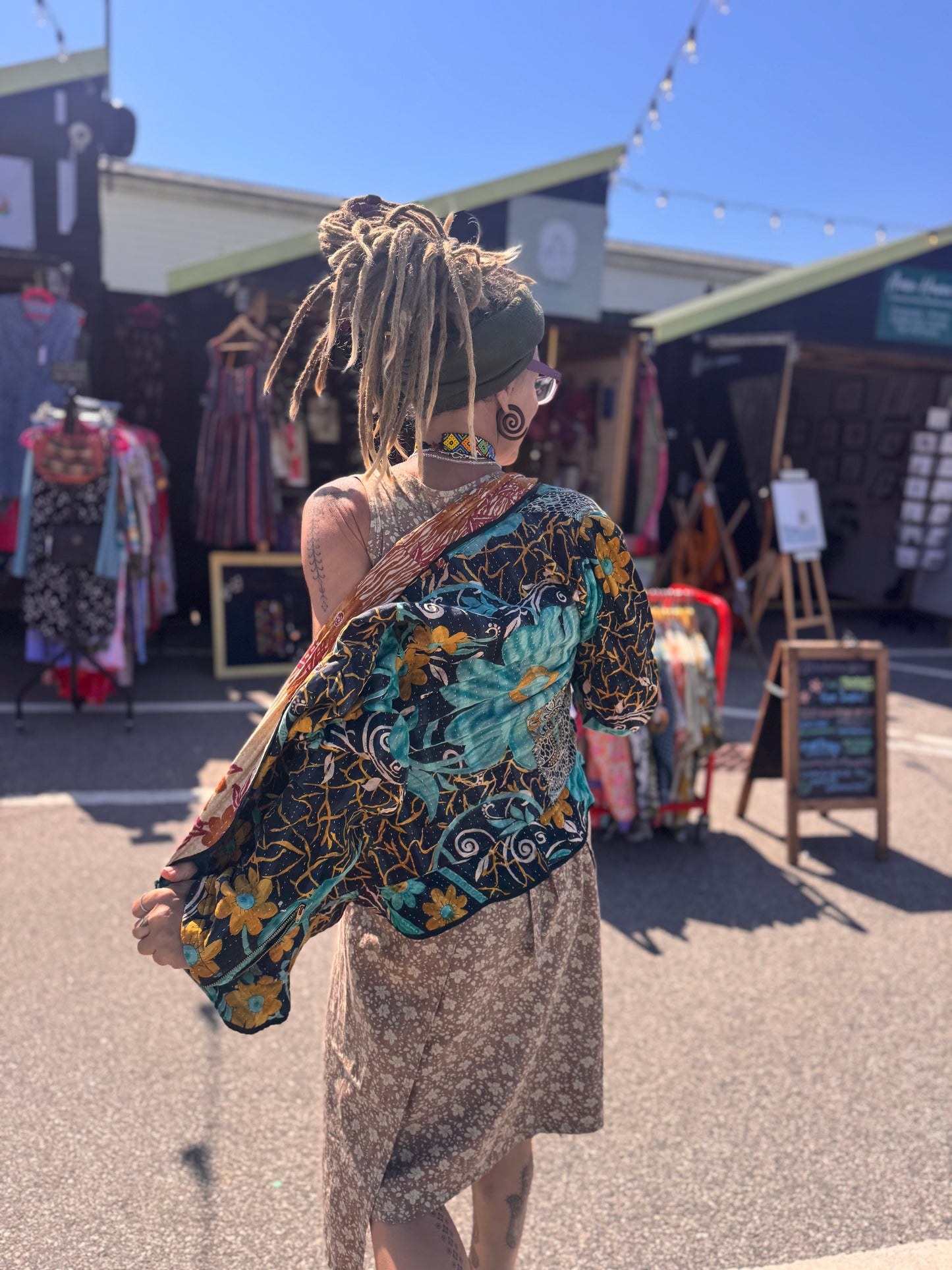 Fitted Kantha Jacket