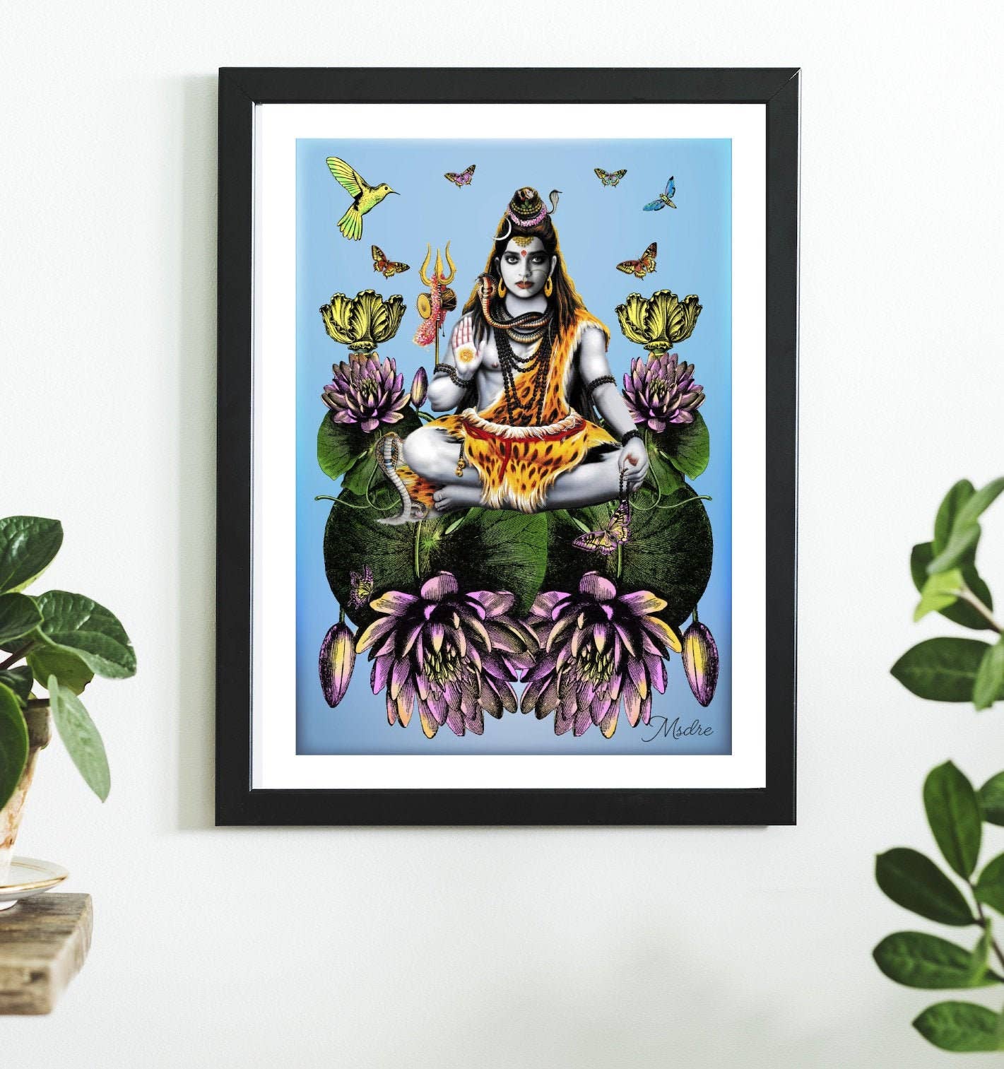Indian God Shiva Print