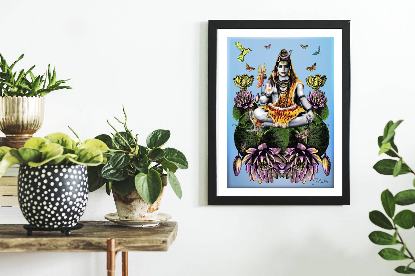 Indian God Shiva Print