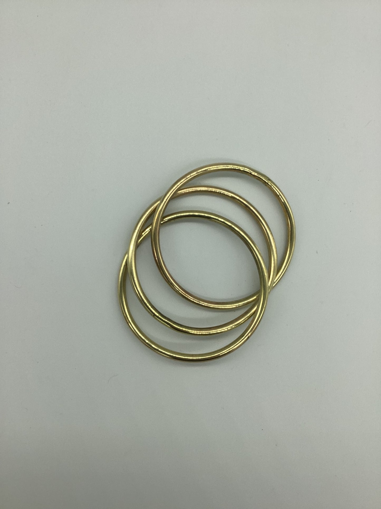 Interlinked Brass Bangle