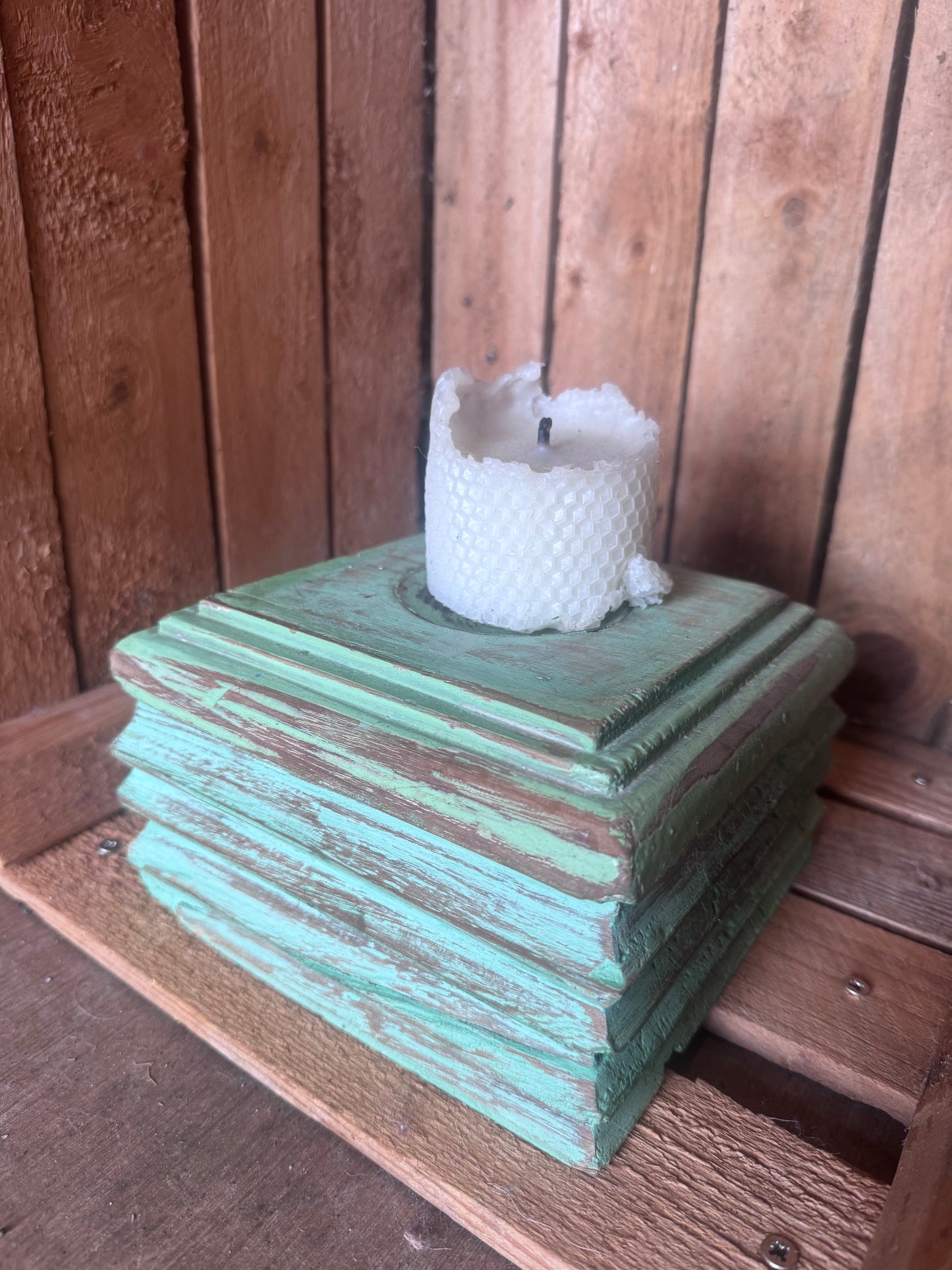 Vintage Candle Pillar Stand