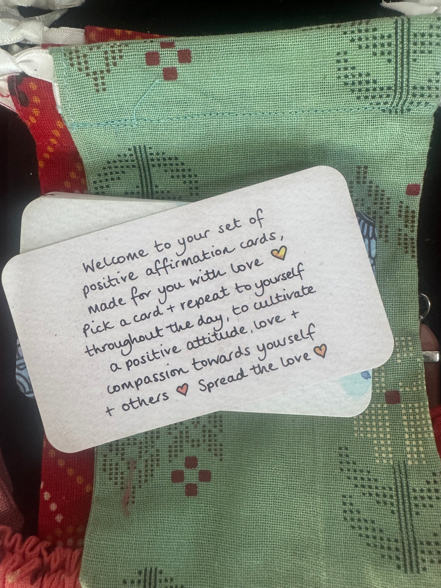 Handmade Positive Manifestation Cards