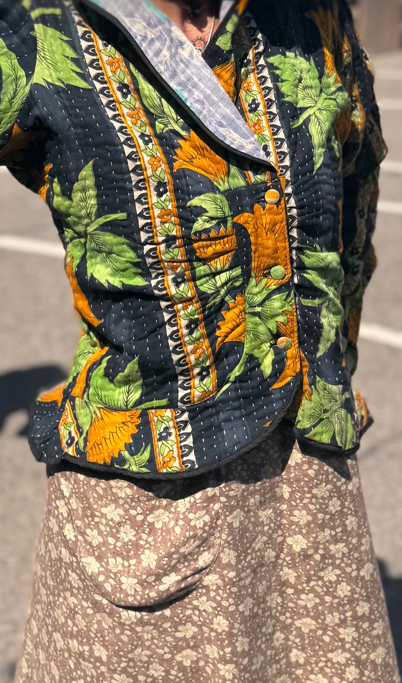 Fitted Kantha Jacket