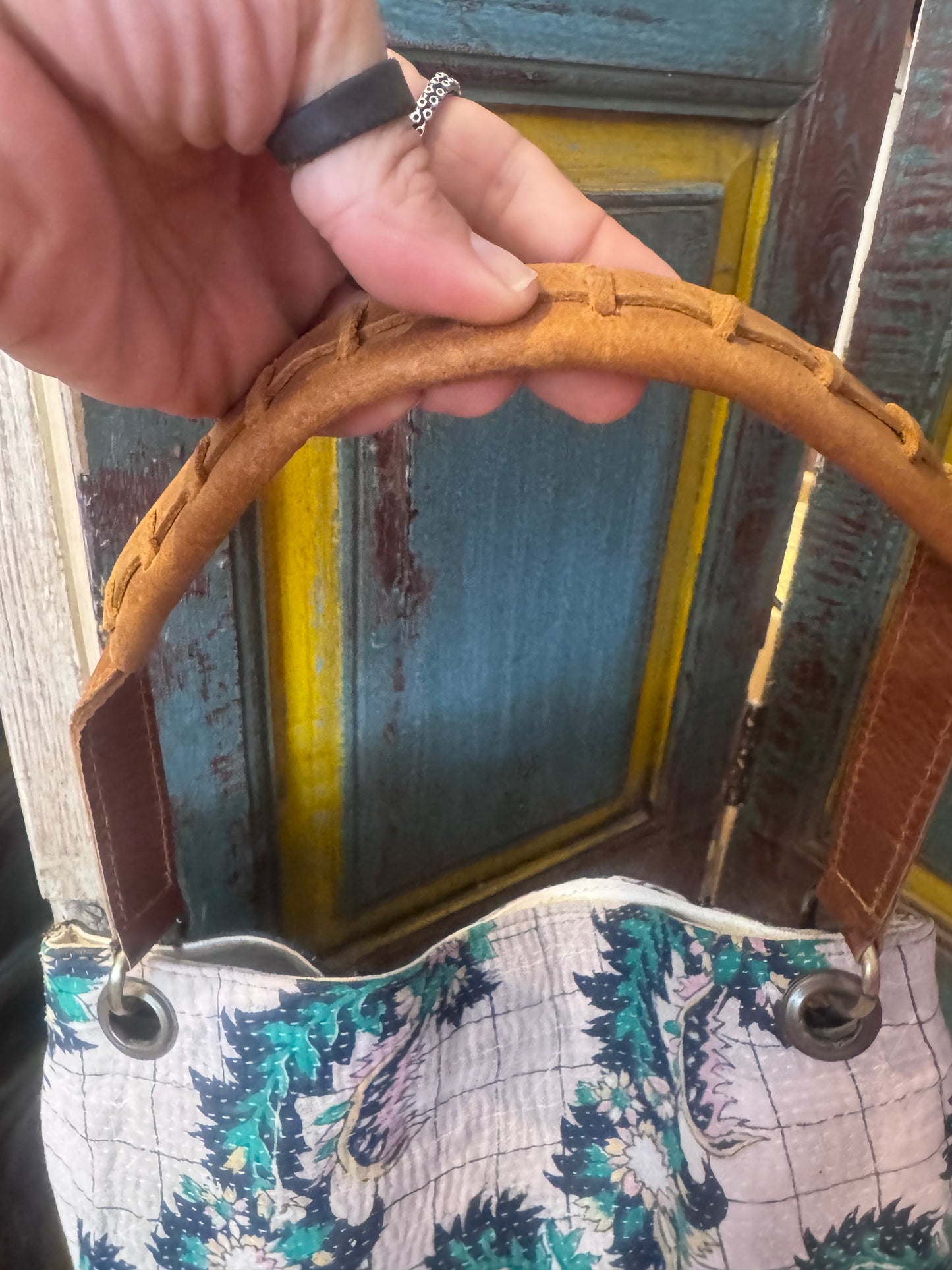 Vintage Kantha Handbag