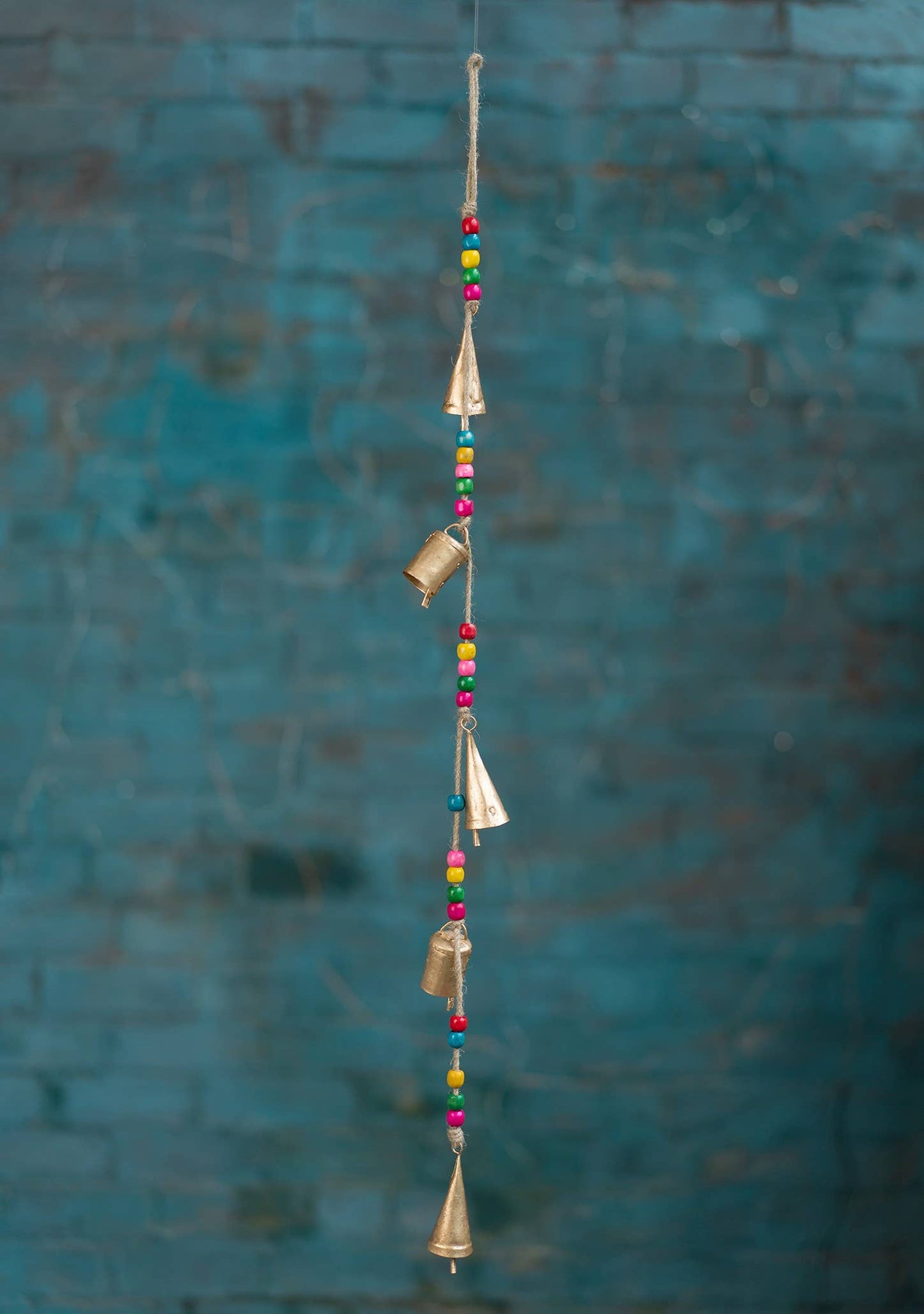Rainbow Bead String With Bells