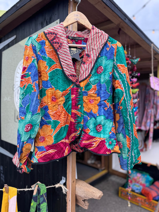 Fitted Kantha Jacket