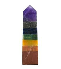 Seven-Chakra Crystal Point