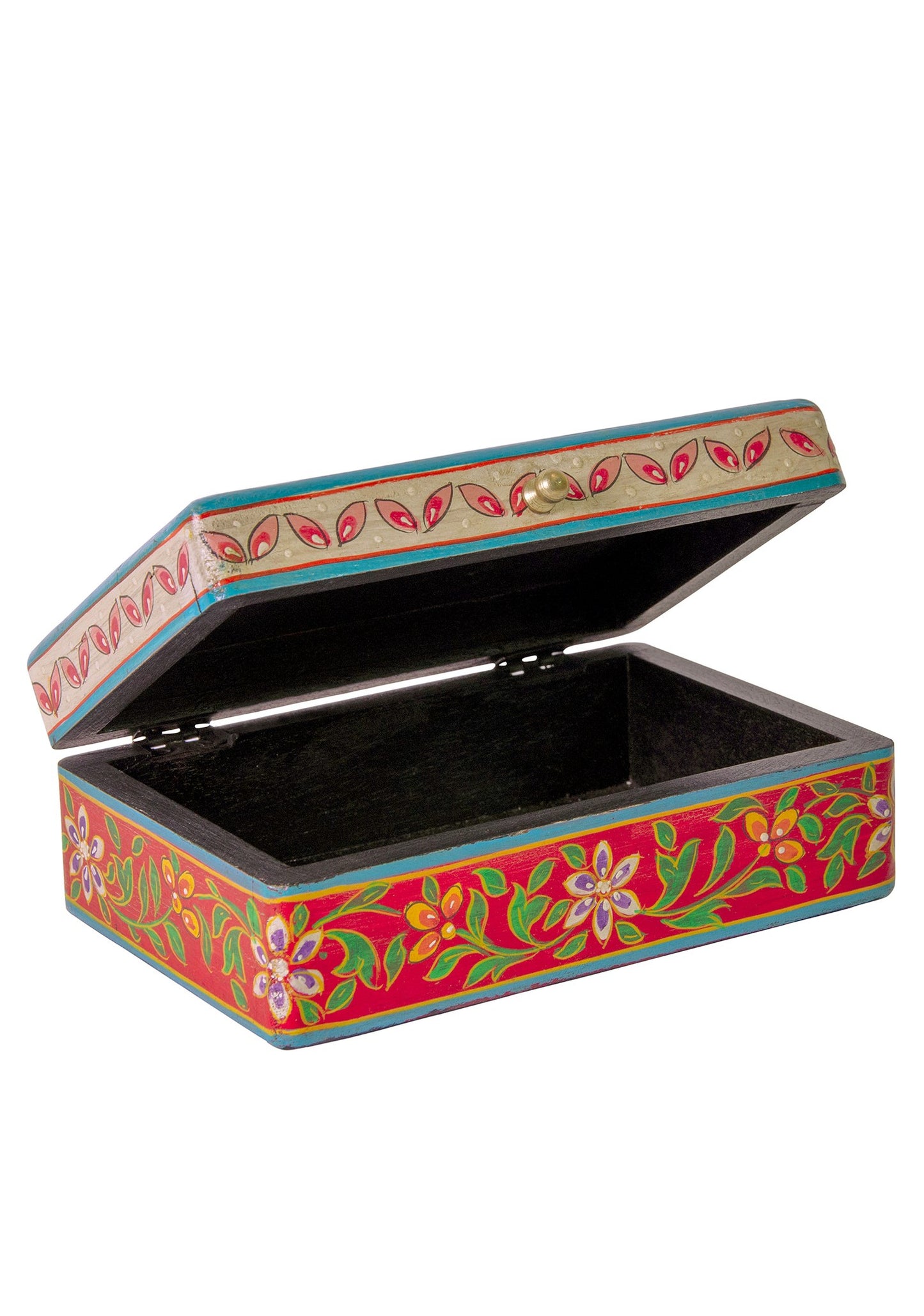 Floral Hand-Painted Box