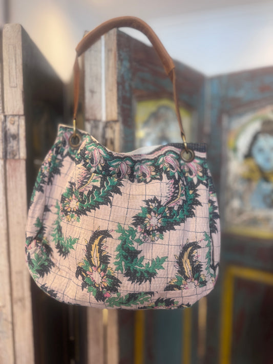 Vintage Kantha Handbag