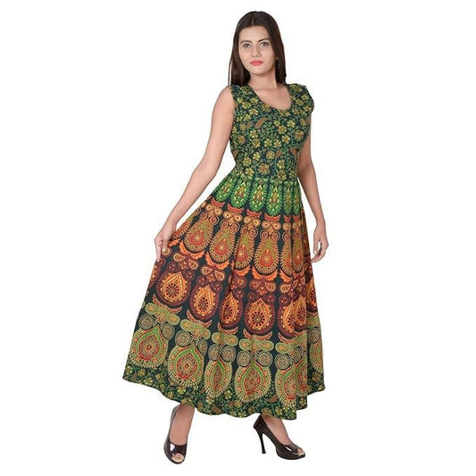 Mandala Print Dress