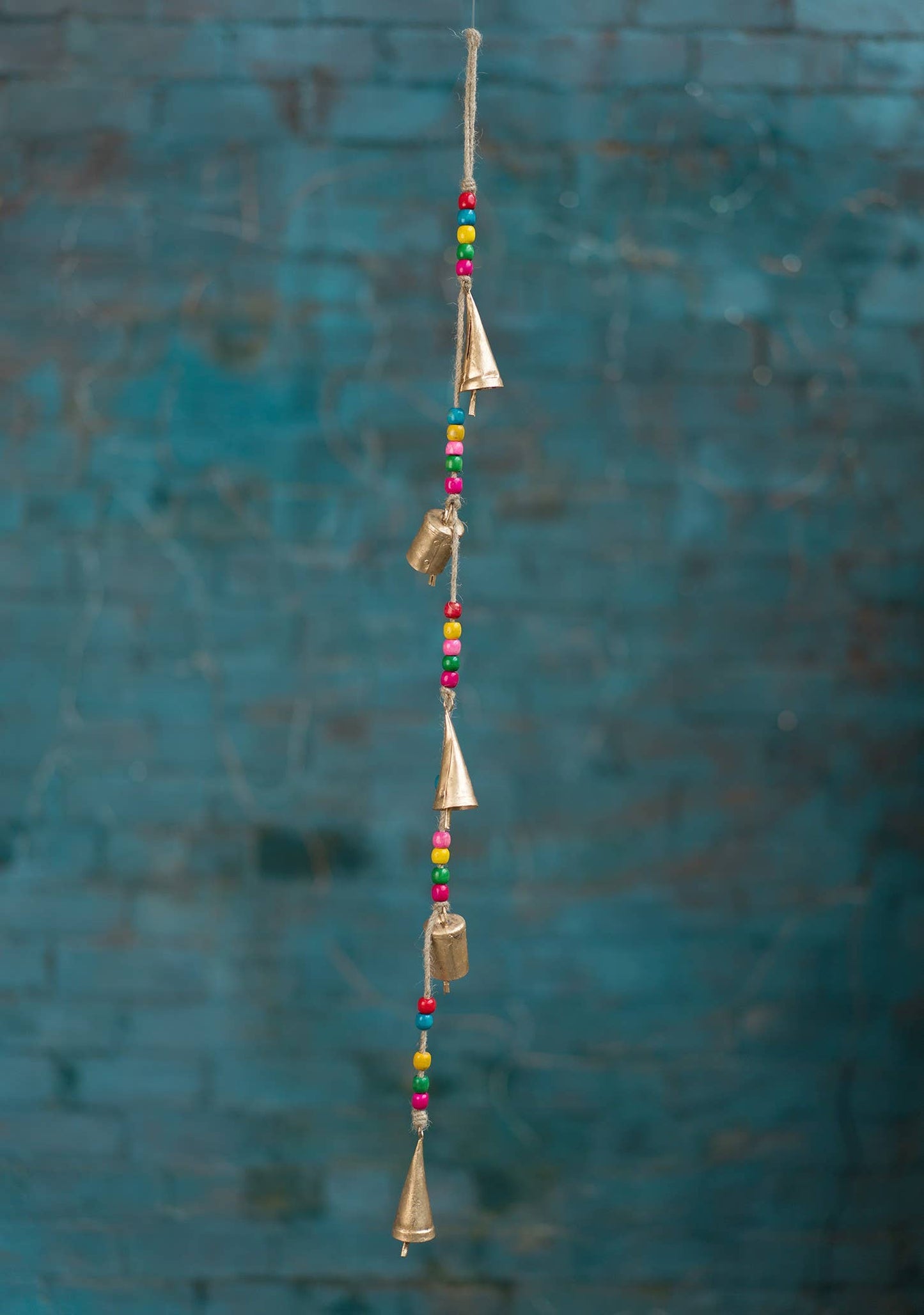 Rainbow Bead String With Bells